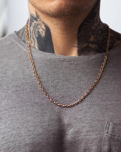 Łańcuszek KRATOS (złoto czerwone) 2