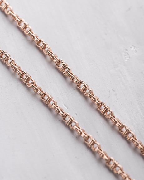 Łańcuszek TAU (złoto czerwone) 4