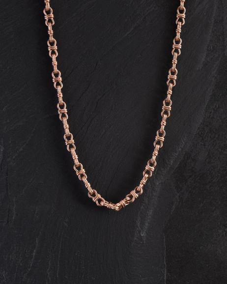 Łańcuszek TAU (złoto czerwone) 5