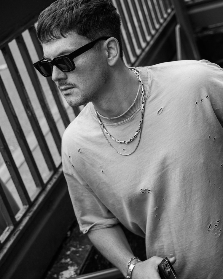 Srebrny łańcuszek QUADRA 13