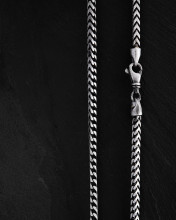 Srebrny łańcuszek CUERDA - 3189