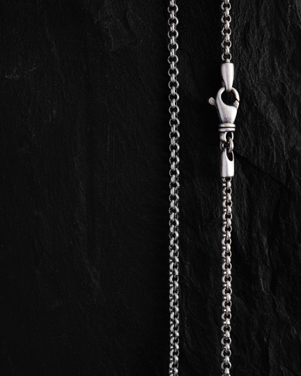 Srebrny łańcuszek - splot ROLLO - 3610