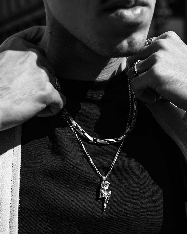 Srebrny łańcuszek TURBEN 13