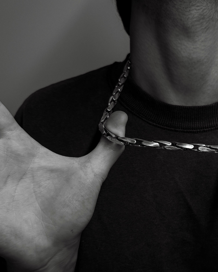 Srebrny łańcuszek TURBEN 6