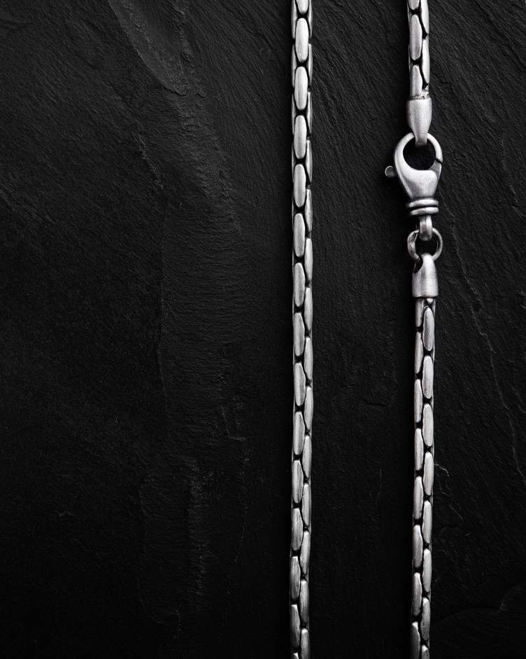 Srebrny łańcuszek – splot CARDANO