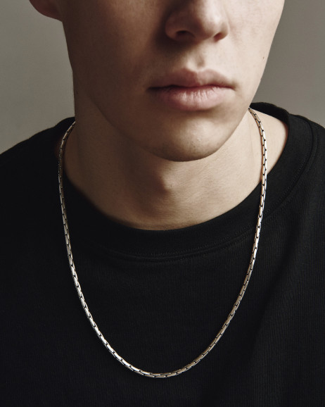 Srebrny łańcuszek – splot CARDANO