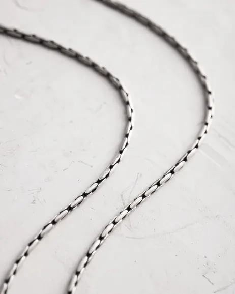 Srebrny łańcuszek – splot CARDANO mini 7