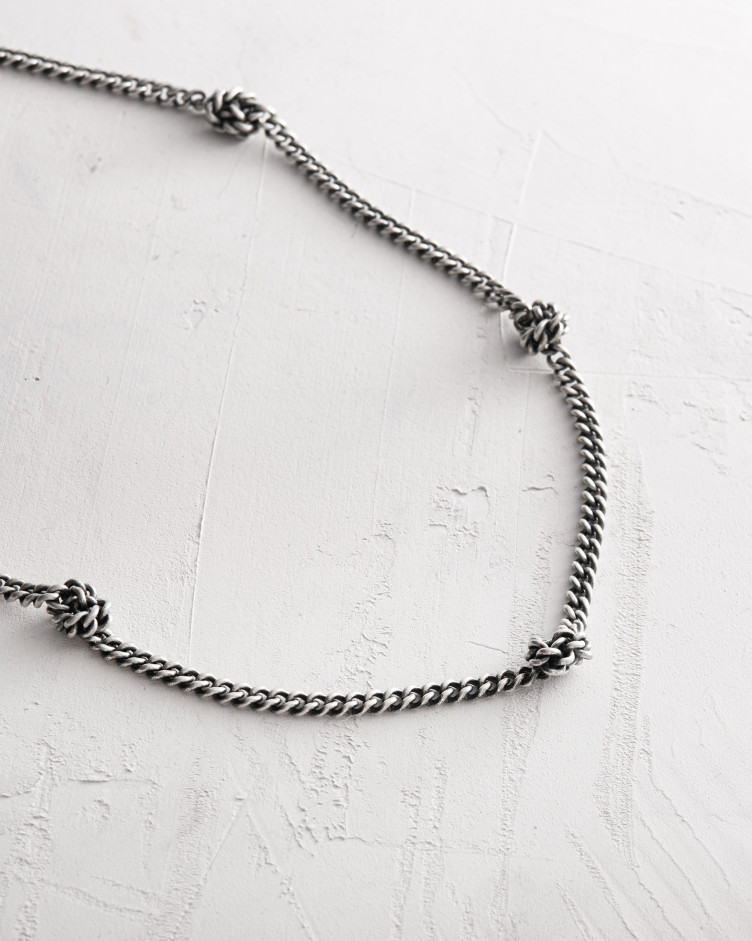 Srebrny łańcuszek KNOTEN 11