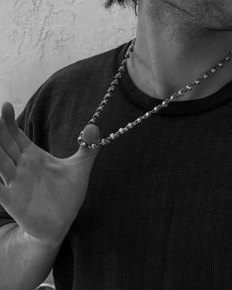 Srebrny łańcuszek ETERNAL RETURN 4