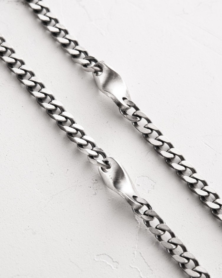 Srebrny łańcuszek DESTINUM 4