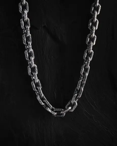 Srebrny łańcuszek FULCRUM