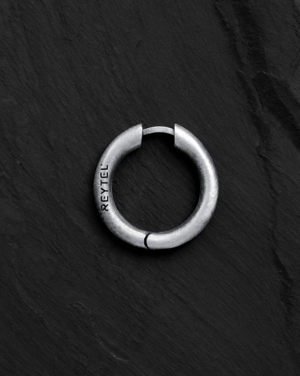 Srebrny kolczyk koło ORBIT - 1186