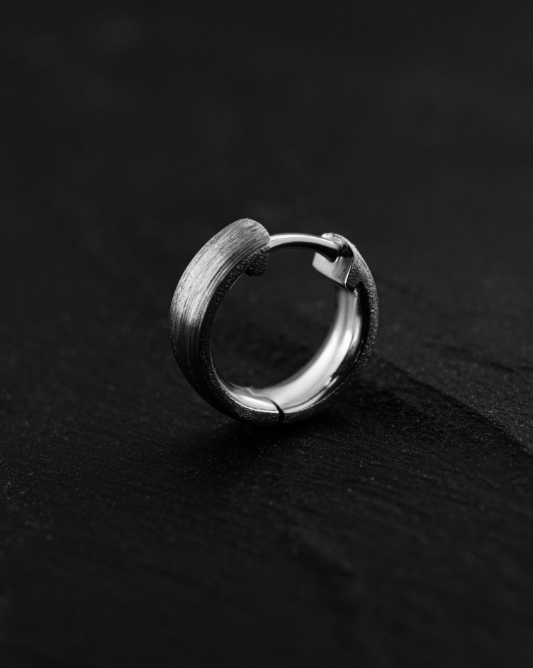 Kolczyk - kółeczko THE HOOP (białe złoto)