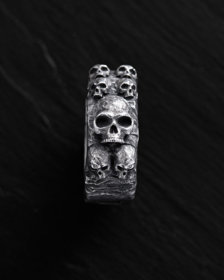 Srebrny mono - kolczyk DREAD 3