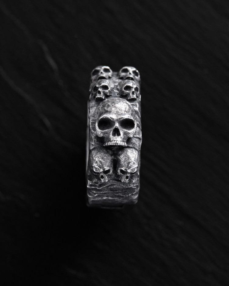 Srebrny mono - kolczyk DREAD 3