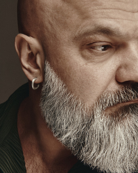 Srebrny kolczyk koło RELEASE 2