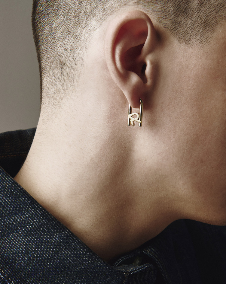 Mono-kolczyk REYTEL (żółte złoto) 2