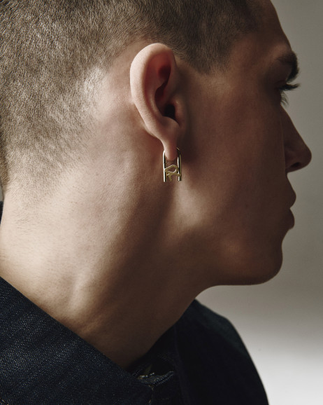 Mono-kolczyk REYTEL (żółte złoto) 6