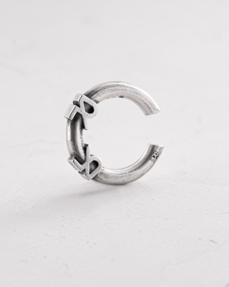 Srebrny kolczyk - kaff REYTEL 4