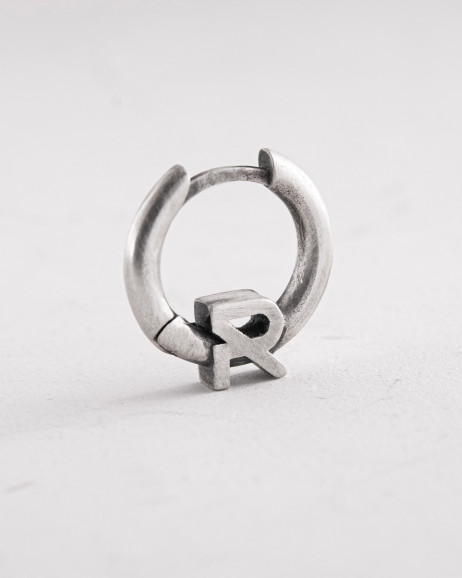 Srebrny mono - kolczyk REYTEL