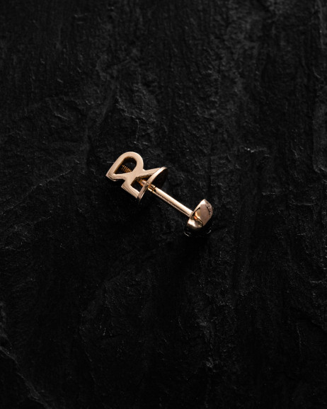 Mono-kolczyk SCHEDEL w żółtym złocie 3