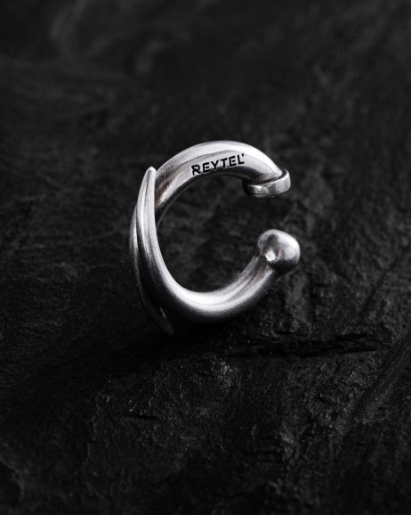 Srebrny kolczyk - kaff SIEGER 2