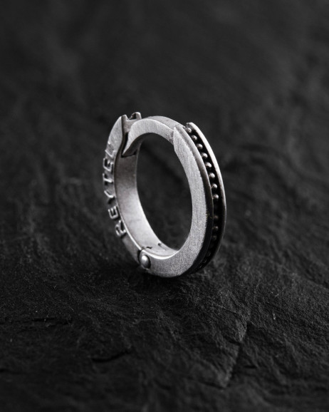 Srebrny mono - kolczyk MINIMAL