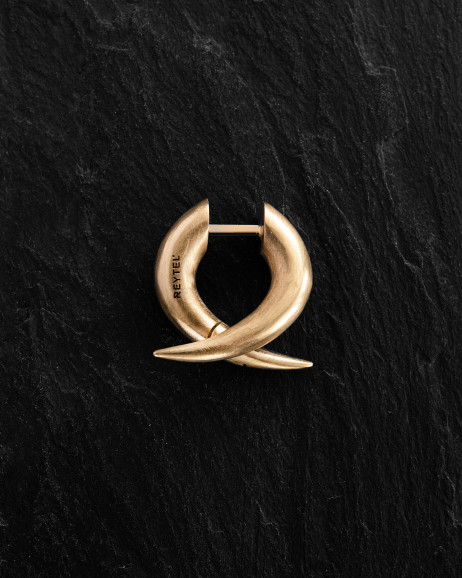 Mono - kolczyk FARLIG (żółte złoto) 5