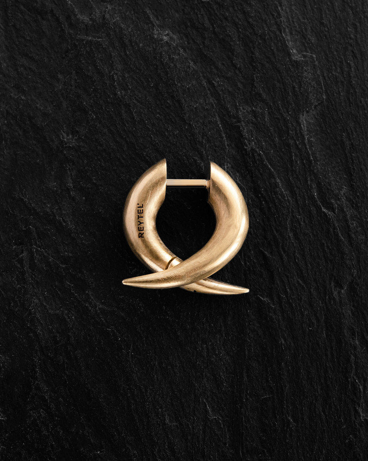 Mono - kolczyk FARLIG (żółte złoto) 5