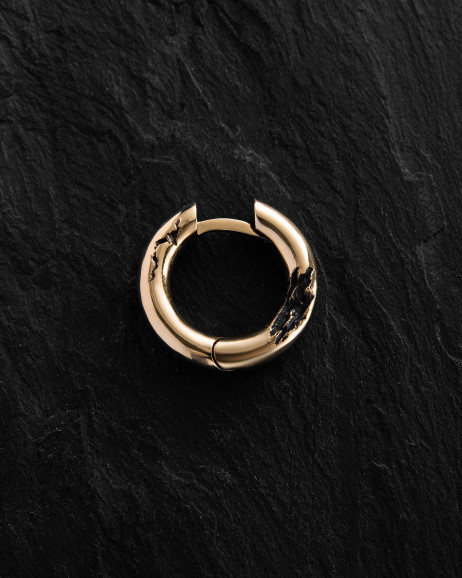 Kolczyk - kółko KLETTUR (żółte złoto) 6