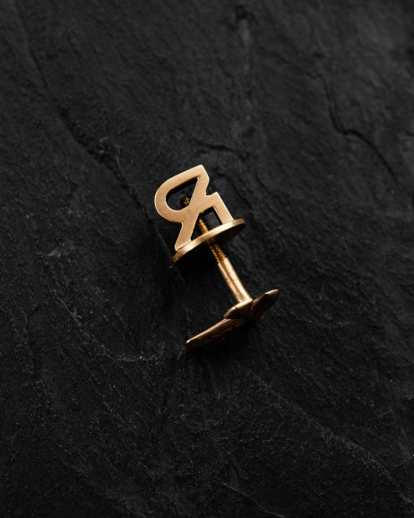 Mono-kolczyk CROCETTA (żółte złoto) 2