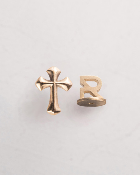 Mono-kolczyk CROCETTA (żółte złoto) 4