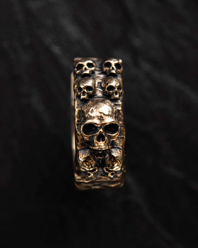 Kolczyk koło DREAD (żółte złoto) 2