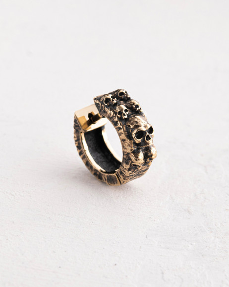 Kolczyk koło DREAD (żółte złoto) 3