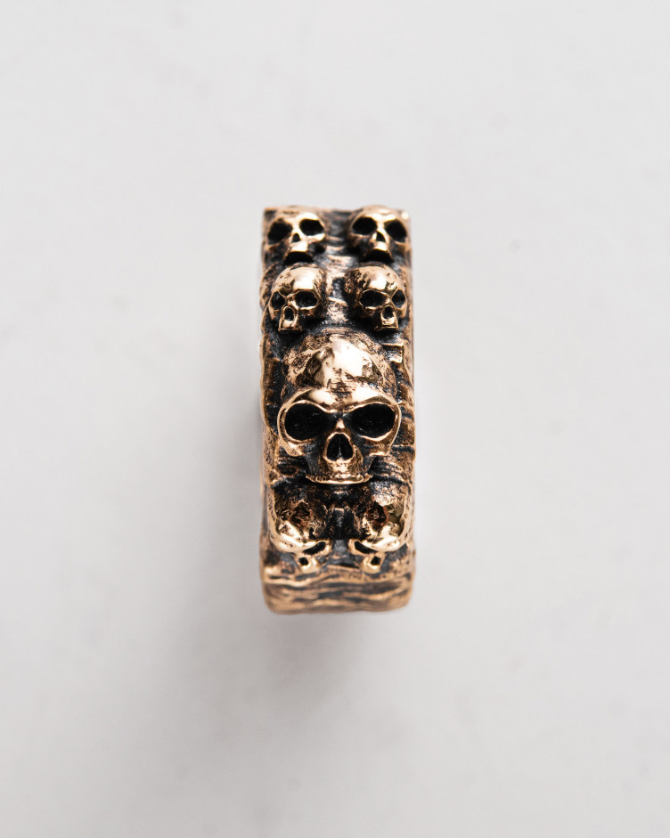 Kolczyk koło DREAD (żółte złoto) 4