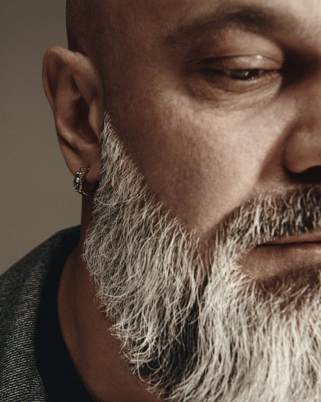 Kolczyk koło DREAD (żółte złoto) 4