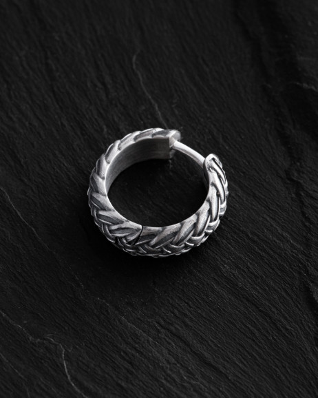 Srebrny kolczyk koło CELTIC KNOT 3