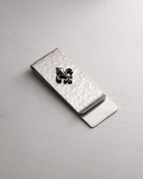 Srebrny klips do pieniędzy FLEUR DE LIS 5