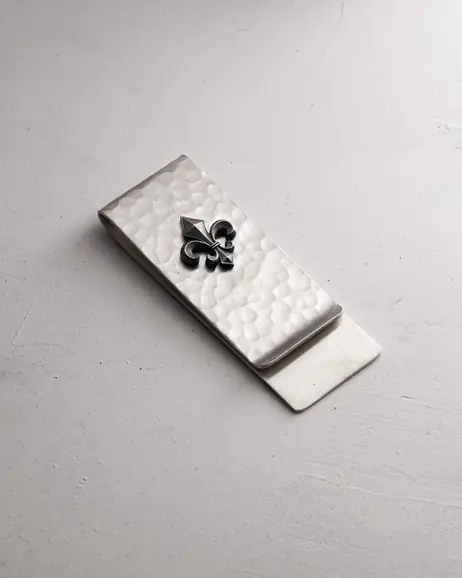 Srebrny klips do pieniędzy FLEUR DE LIS 5