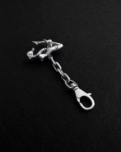 Srebrny brelok SHIBARI – INVERTED SUSPENSION 5