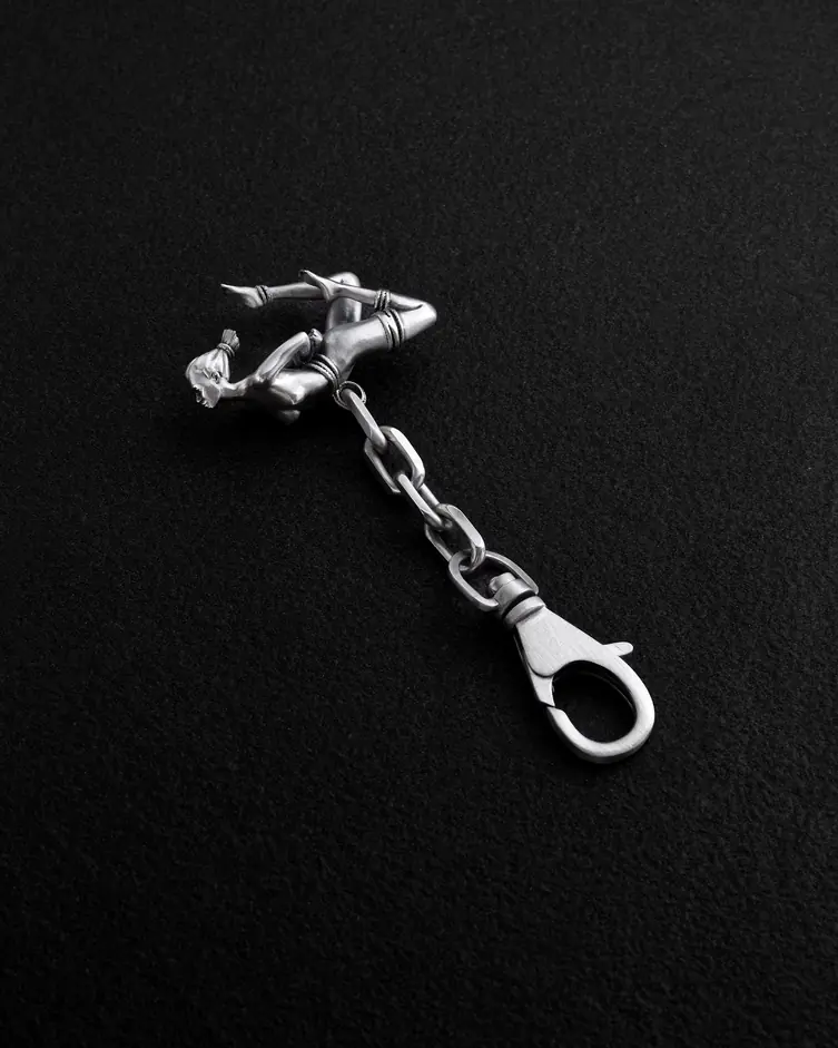 Srebrny brelok SHIBARI – INVERTED SUSPENSION 5