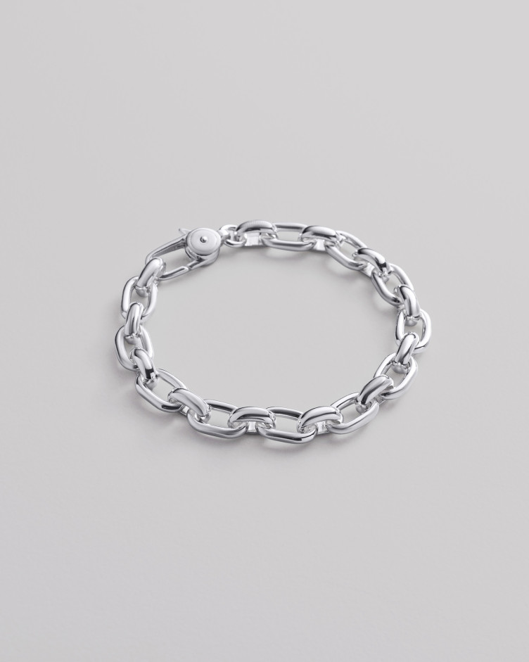 Silver bracelet FLOWING 3