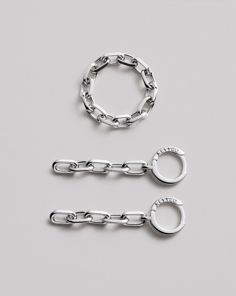 Srebrny pierścionek CHAIN 3