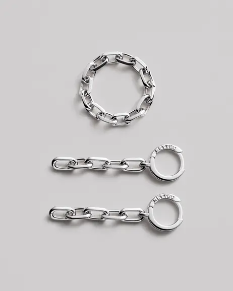 Srebrny pierścionek CHAIN 3