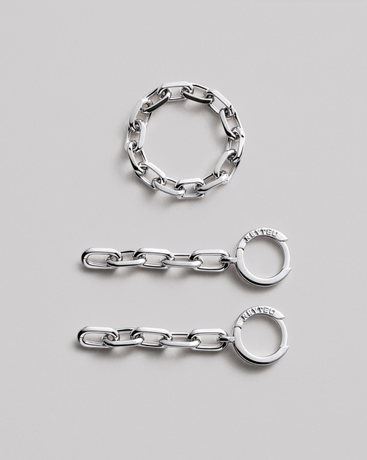 Srebrny pierścionek CHAIN 3