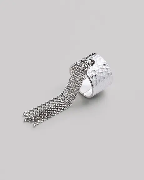 Srebrny pierścionek SHEEN WITH CHAINS 3