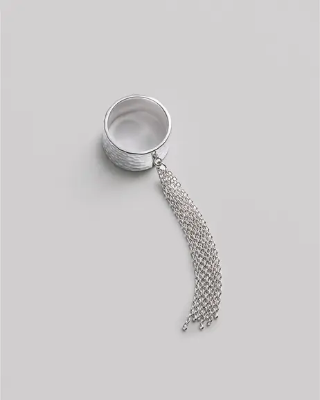 Srebrny pierścionek SHEEN WITH CHAINS 5