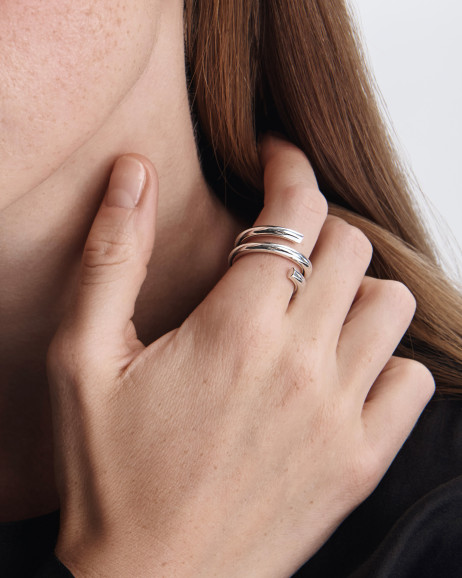 Srebrny pierścionek FIDENS