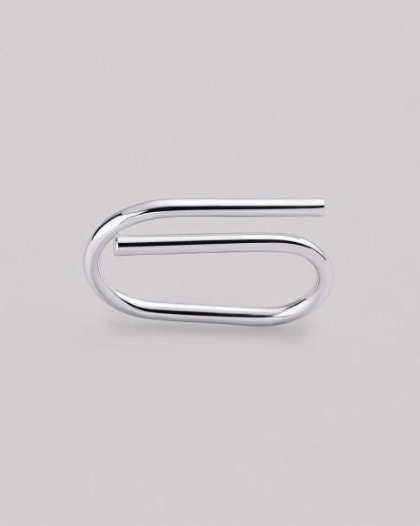 Srebrny pierścionek MAGNETIC (na dwa palce) 2