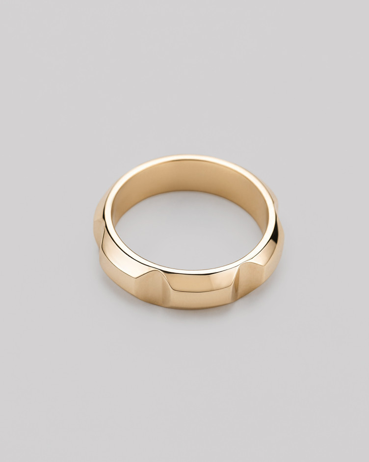 Pierścionek FLAWLESS (żółte złoto) 2